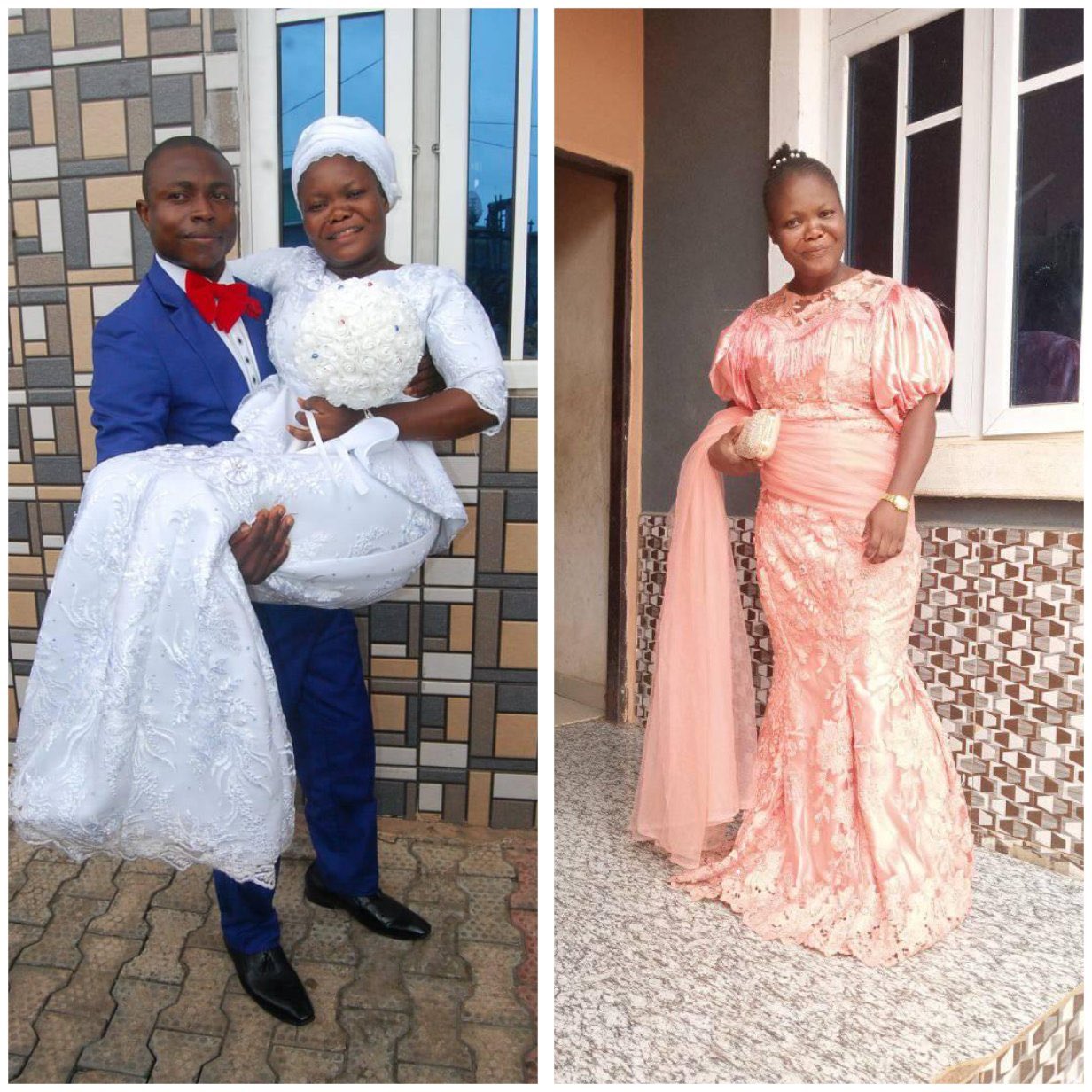 Meet fresh Nigerian bride who wore no jewelry or makeup for Wedding