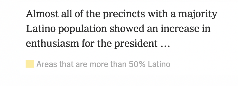 The Great Non-Replacement  https://www.nytimes.com/interactive/2020/12/20/us/politics/election-hispanics-asians-voting.html