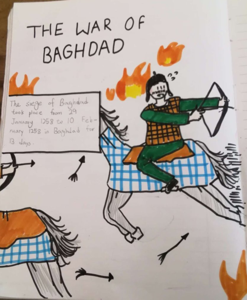 Magazine covers from 1258 CE Baghdad?
Yes! We indulged in some time travel 😎