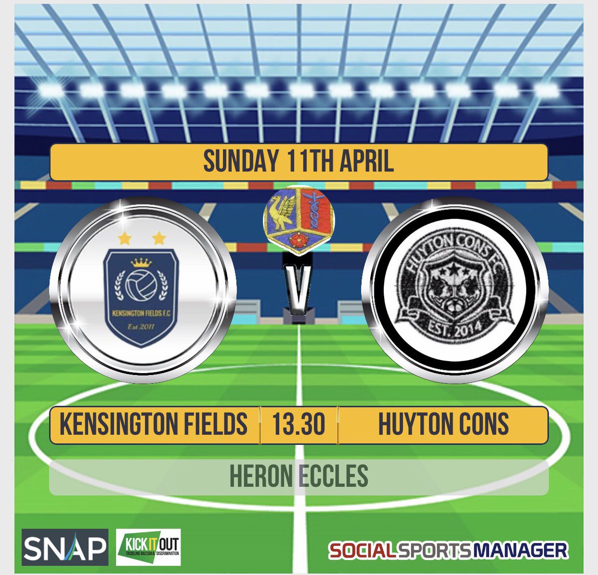 Details for Sunday’s fixture against <a href="/f_kensington/">Kensington Fields F.C</a> 👇🏻 #upthecons