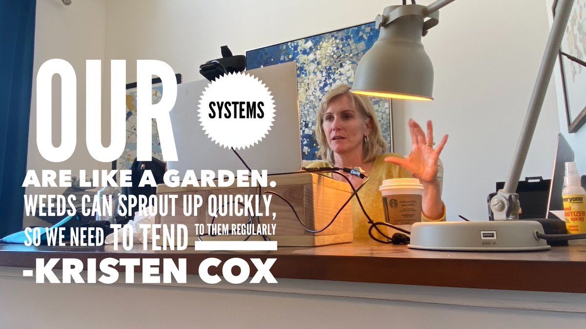 We are quick to launch the new and exciting project or initiative, but reluctant to get out the gloves and the bucket to pull weeds or rake up the brittle leaves. Our current initiatives are building up overhead that we need to clean out before we launch something new.