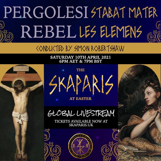⭐Did you miss our Skaparis at Easter Livestream?⭐

Catch the concert again this Saturday, April 10th, at the following two times:

6 pm AEST 🇦🇺 
7 pm BST 🇬🇧

Tickets available now at skaparis.uk

#skaparis #tocreateiseverything #livestream