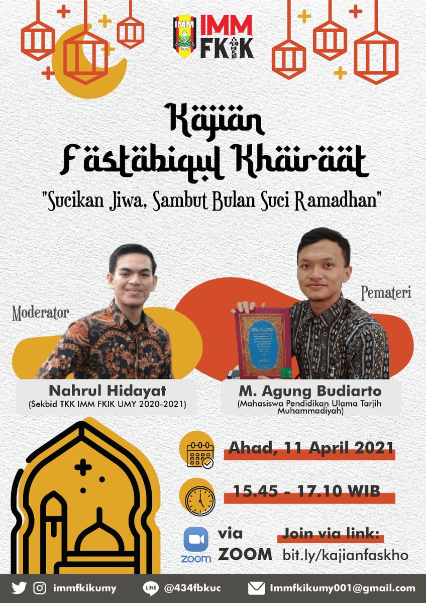 yuk, kita sama-sama sambut ramadhan!! gabung kajiannya dengan klik link berikut
bit.ly/kajianfaskho
ditunggu ya kehadirannya!!
