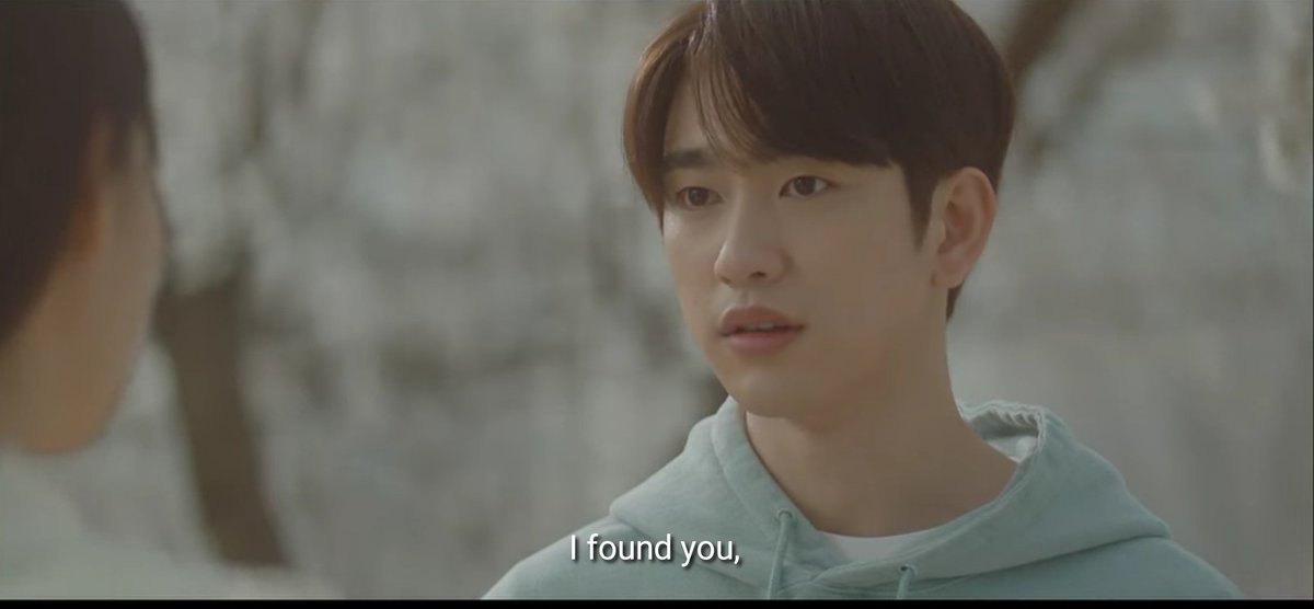 "I found you, Yoon Ji Soo" 
