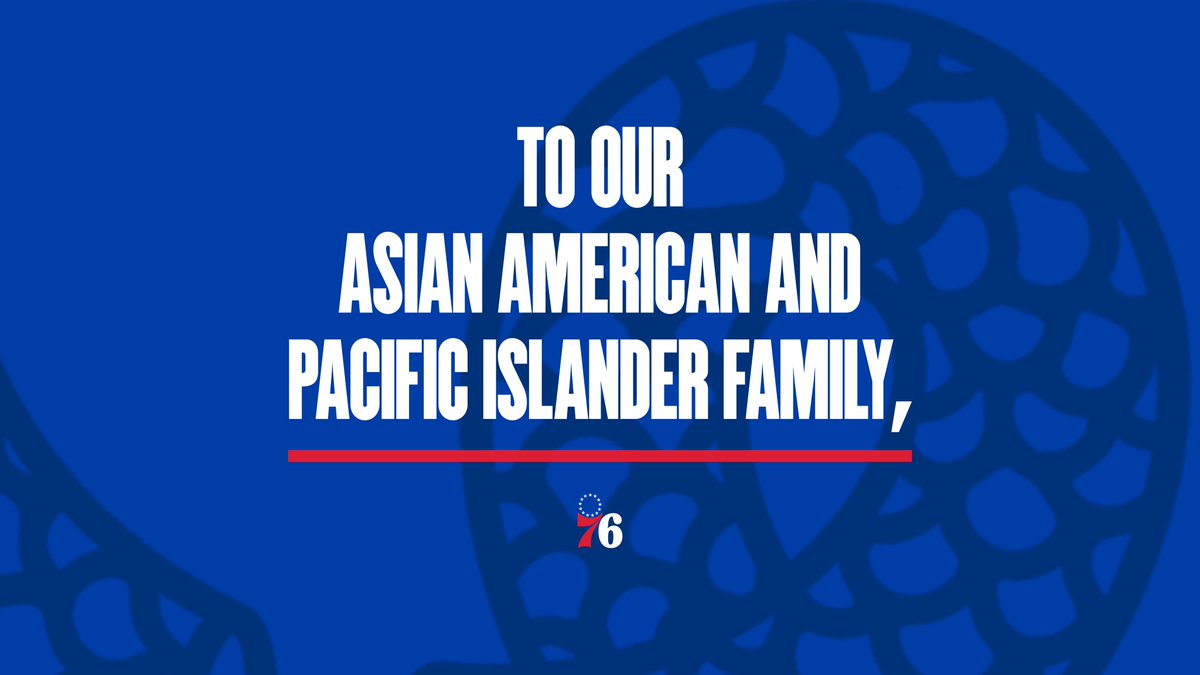 sixers's tweet photo. #StopAsianHate https://t.co/ZoRP0YyUjt