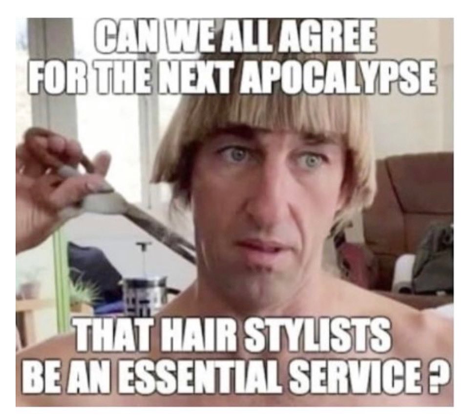 CroftSolicitors's tweet photo. Who’s ready for 12th April? #lockdownhair https://t.co/zBrrmoSwT4