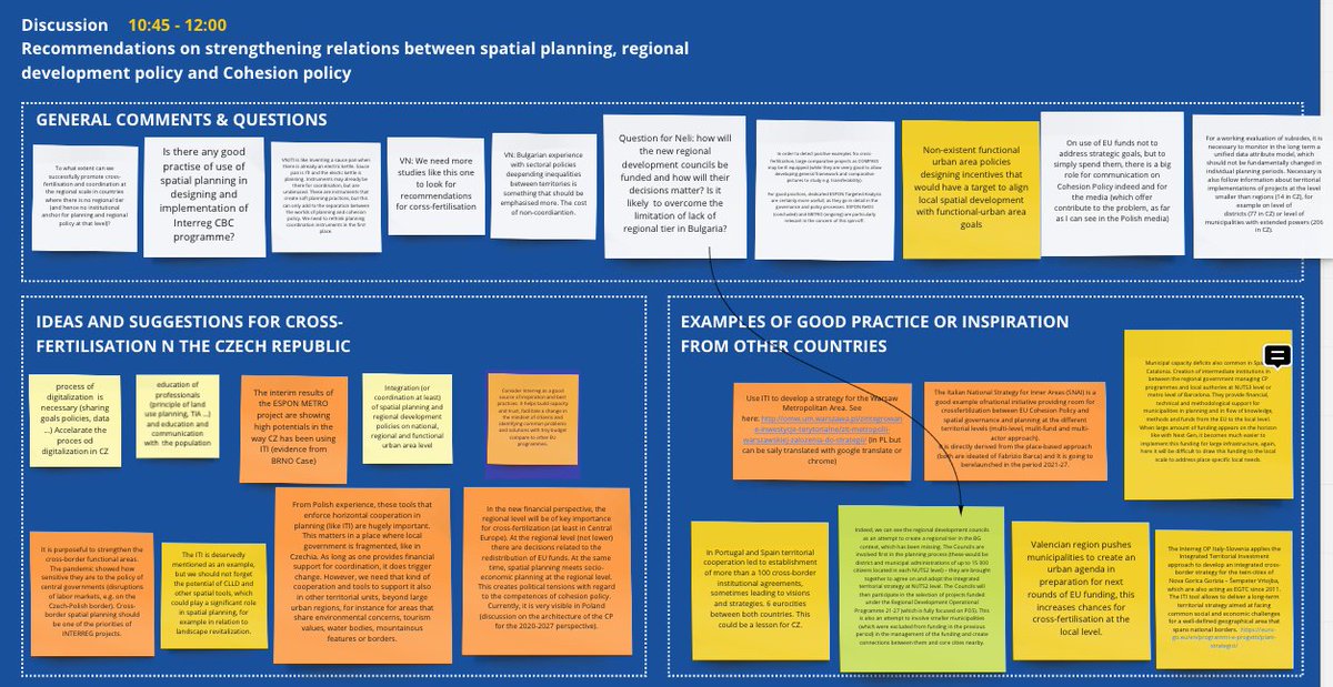 Full day of discussion on cross-fertilisation between #EUCohesionPolicy and #SpatialPlanning as part of <a href="/ESPON_Programme/">ESPON</a> COMPASS project spin off. We discussed the results of an in-depth case study in the Czech Republic and general avenues for bringing CP closer to planning.