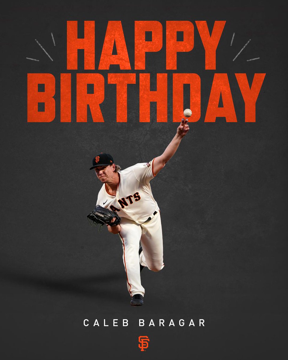 SFGiants on X: Happy Birthday, @caleb_baragar! 🥳 #SFGiants https