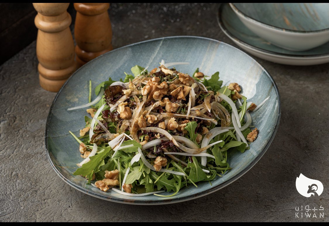 سلطة جرجير 👌🥰

#كيوان_يكفي_ويوفي
#لحومنا_من_مزارعنا
#مطعم_كيوان  #القصيم #بريدة #كيوان #مطعم #مشويات #مشاوي #طازج