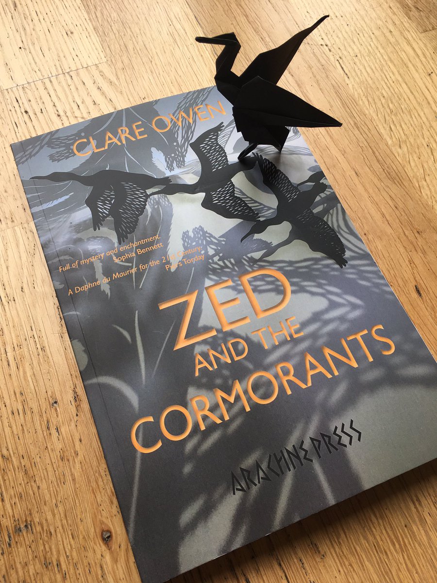 Looking forward to reading & reviewing #ZedandtheCormorants. Sounds intriguing and love the #Origami Cormorant! @clareowenwriter @ArachnePress @lounge_learning