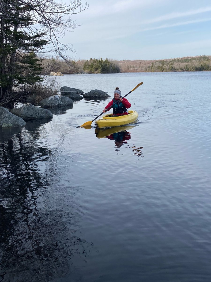 aspire_dal's tweet photo. Here are a few photos of our ASPIRE students (Baillie Holmes, Tessa Bermarija, Casey Doucet, and Nicole Bell) sampling some of the study lakes by kayak and boat: https://t.co/Bhfr1TnxP9