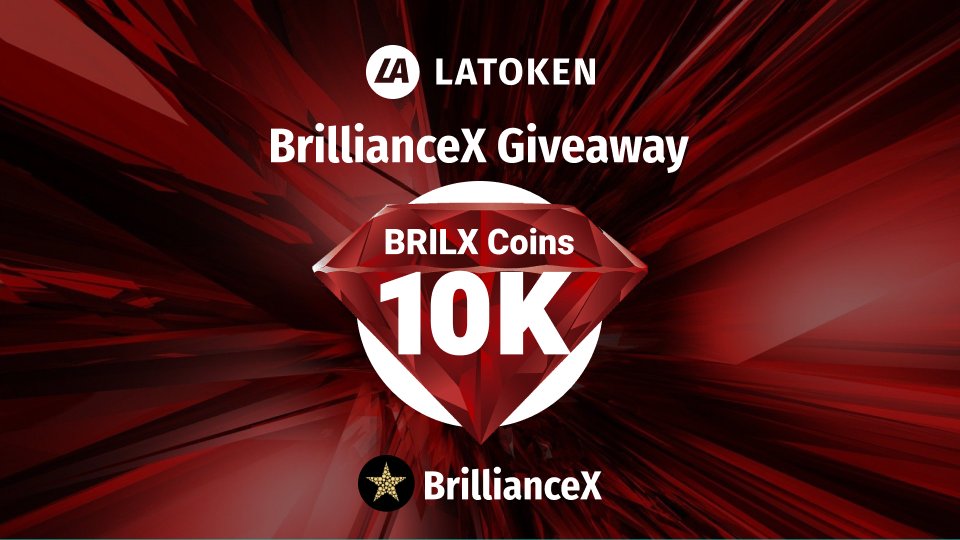 Latoken_cex's tweet image. BRILX Giveaway is live! ♦️

Stand a chance to win 1000 tokens by joining the @brilliance_x giveaway. Complete easy tasks &amp;amp; buy $BRILX IEO to be eligible.

10 lucky winners to get 1000 BRILX each 💰

👉 go.latoken.com/4zv

📅 Apr 14