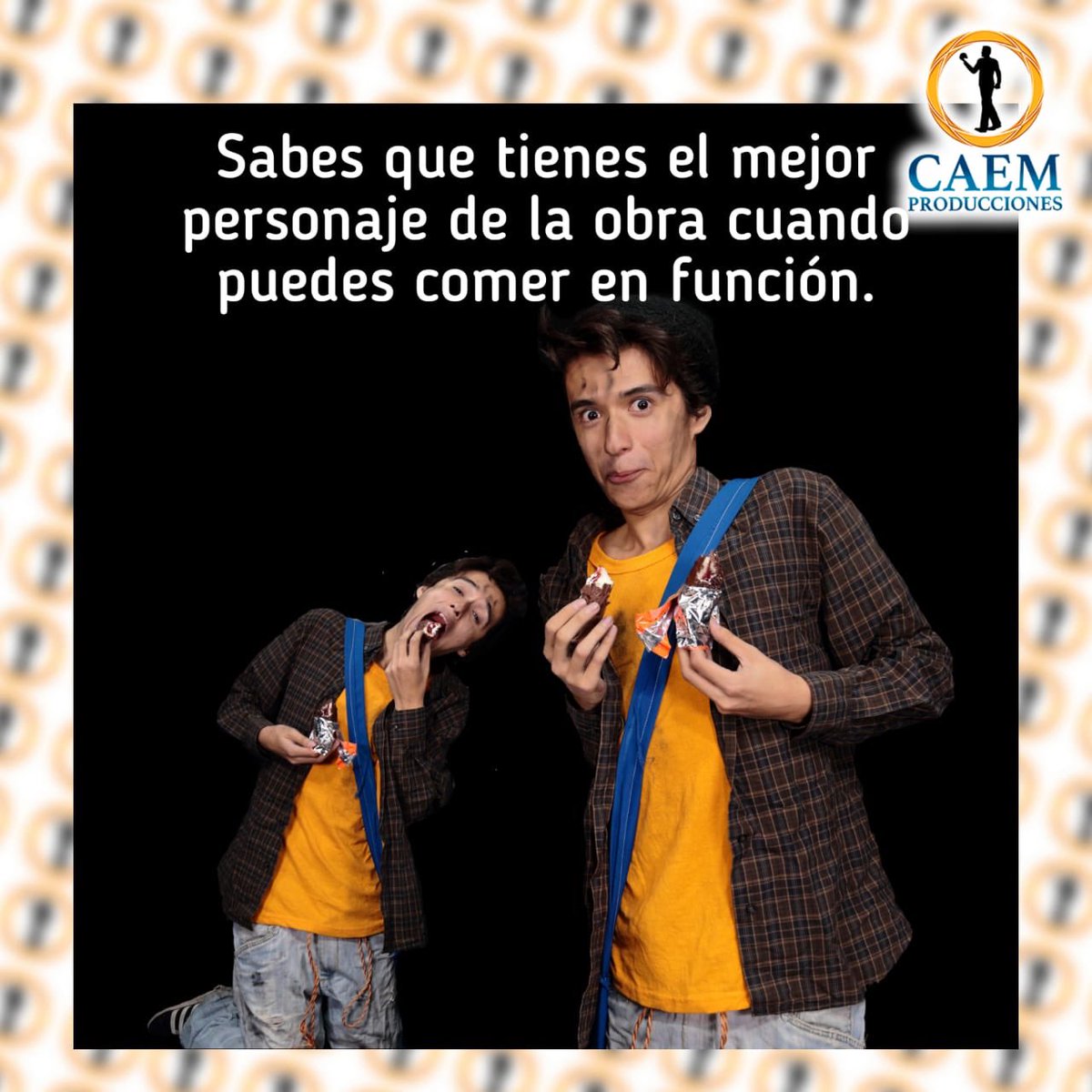 Este sábado 17 no te pierdas #loquecallamoslosactores 
#teatroencasa 
20:00hrs