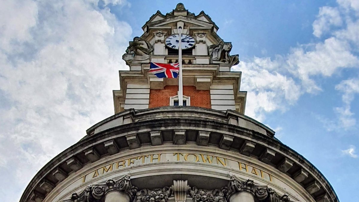 We've lowered the flag at Lambeth Town Hall to half-mast as a mark of respect following the sad passing of HRH The Duke of Edinburgh