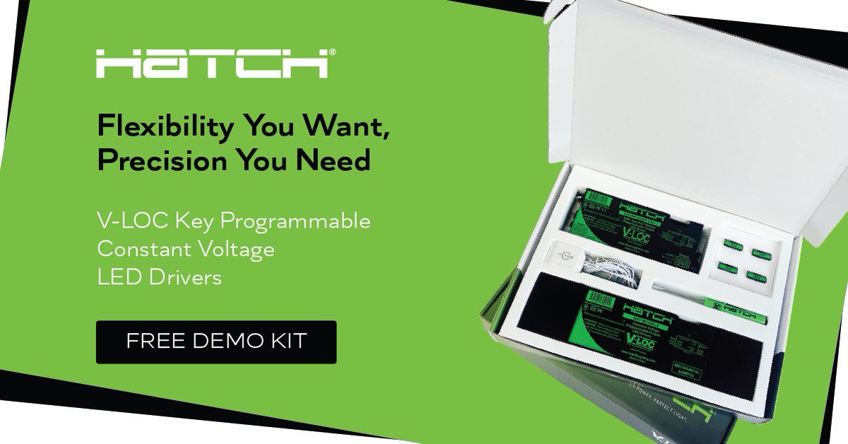 HatchLighting's tweet photo. Curious about how output voltage programming for a constant voltage LED driver works? Or, why you’d want to do that in the first place? Our V-LOC Demo Kit can help. Get it touch, we’re happy to answer all of your questions. >> https://t.co/CCe8xFf2MR https://t.co/cqiyK2rjik