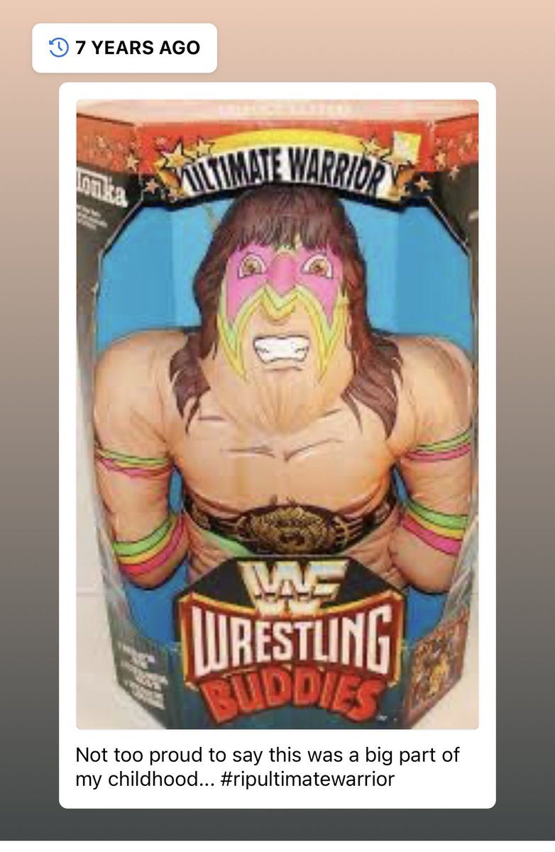 galvez82's tweet photo. Been about this life... lol #ripultimatewarrior https://t.co/4jRrTuBtLy