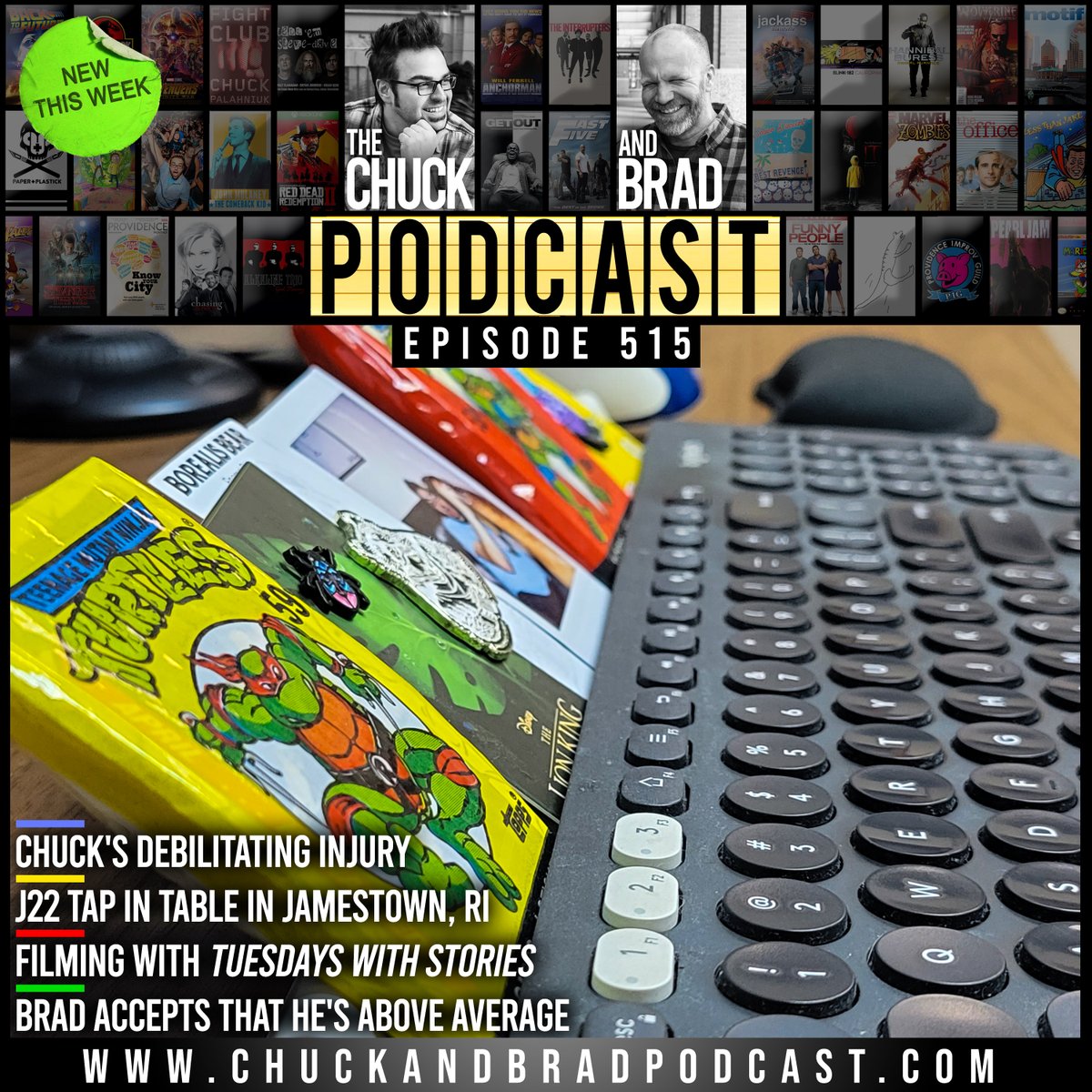 DiscountChuck's tweet image. New ep of The #ChuckandBrad #Podcast up now! We talk about my new #Smodcast work, my new work with @TuesdayStories, a recent debilitating injury where I was SURE I'd need emergency surgery, @J22restaurant in Jamestown RI, and more creative adventures!
chuckandbradpodcast.com