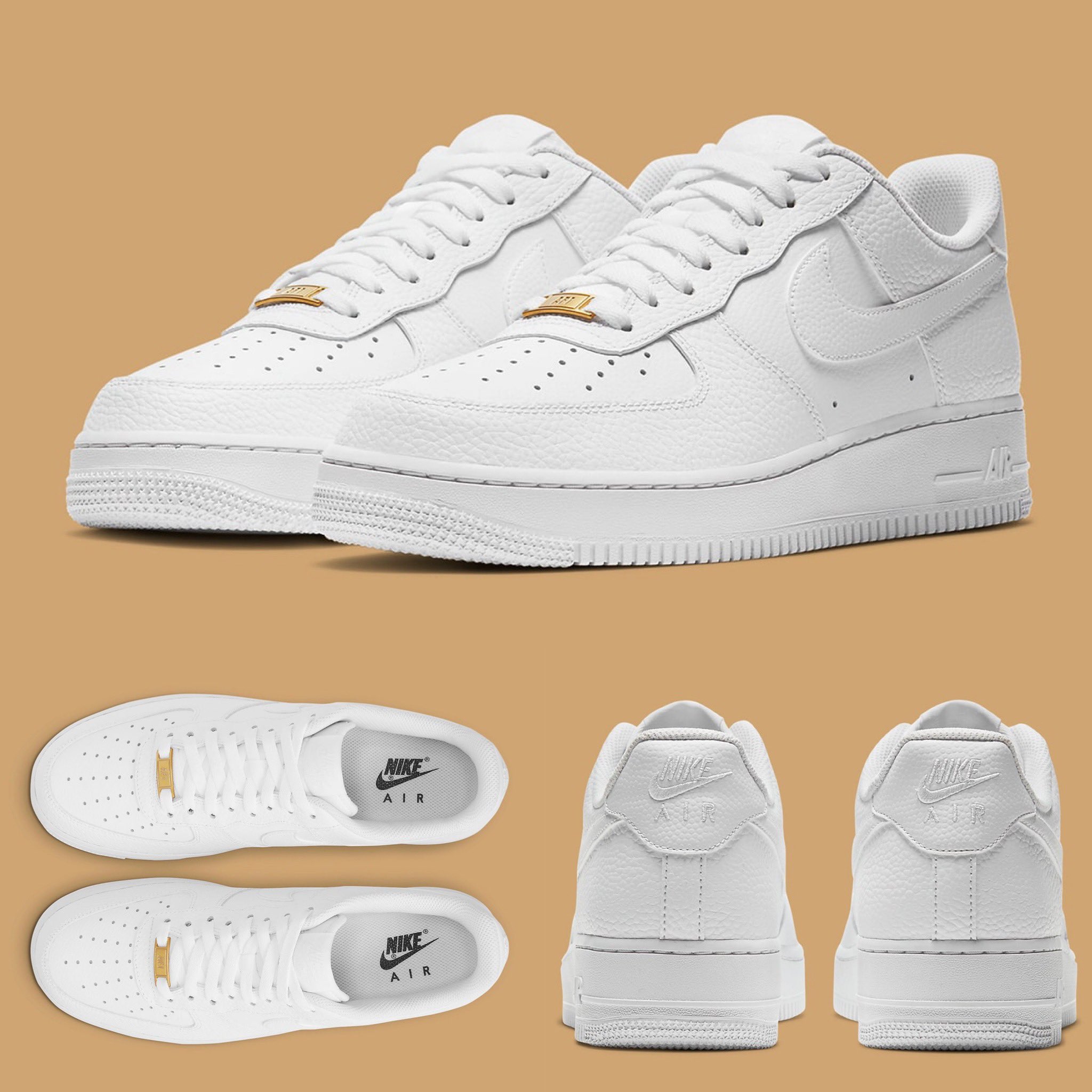 Air force 1 tumbled leather sales