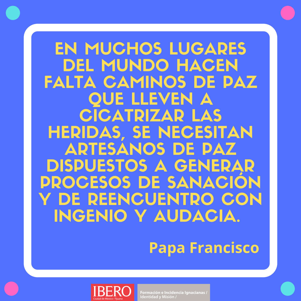 cimcdmx's tweet photo. Construyamos la paz. https://t.co/mJu2jCwLzo