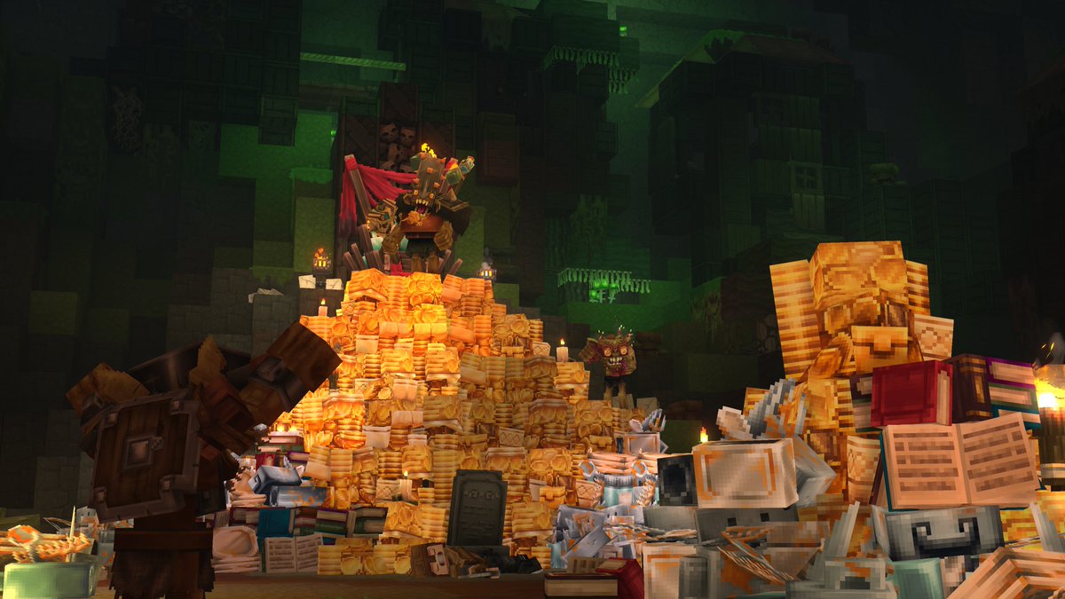 A goblin's claim to power is a fragile thing - but this scavenger's hoard is safe for now… 🪦 #Hytale