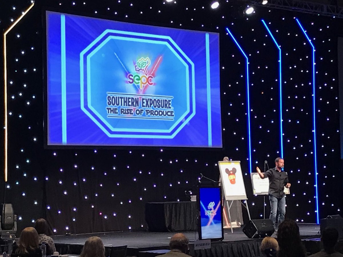 What an amazing way to end #SEPCSouthernExposure! <a href="/DuncanJWardle/">Duncan Wardle - Innovation Keynote Speaker</a>, Former Head of Innovation &amp; Creativity at <a href="/Disney/">Disney</a>, gave the keynote speech of a lifetime. He encouraged teams to use curiosity, intuition &amp; imagination to be bold in transforming our companies. <a href="/ProduceCouncil/">SE Produce Council</a>