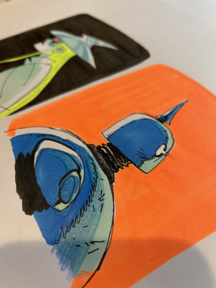 gonna be working out some new ideas, robots and monsters as usual.