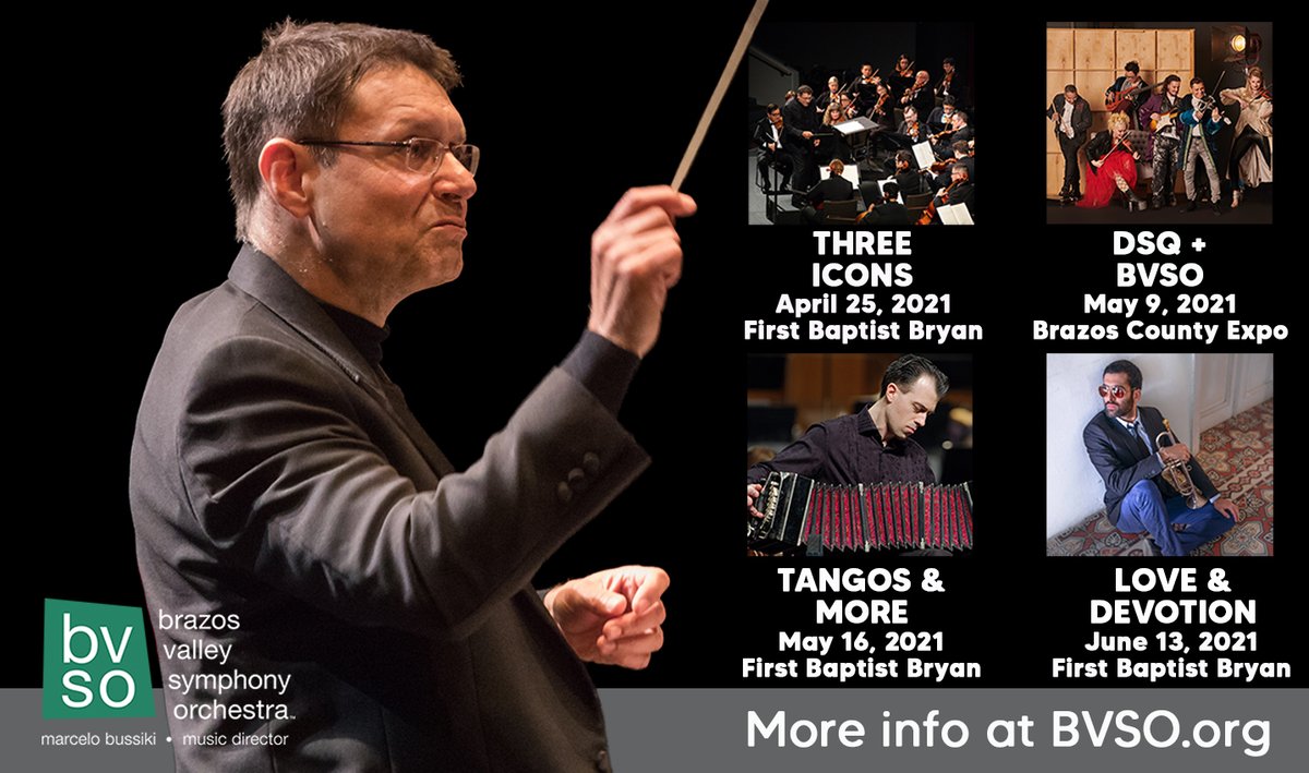 bvso's tweet photo. The BVSO is about to embark on an incredible season of beloved iconic classics, electrifying fusion of classical and contemporary styles, passionately dramatic tangos and jazz that breaks new ground! 
To learn more and how to purchase tickets: https://t.co/wOwrqUhbmb https://t.co/hhRYp4N83o