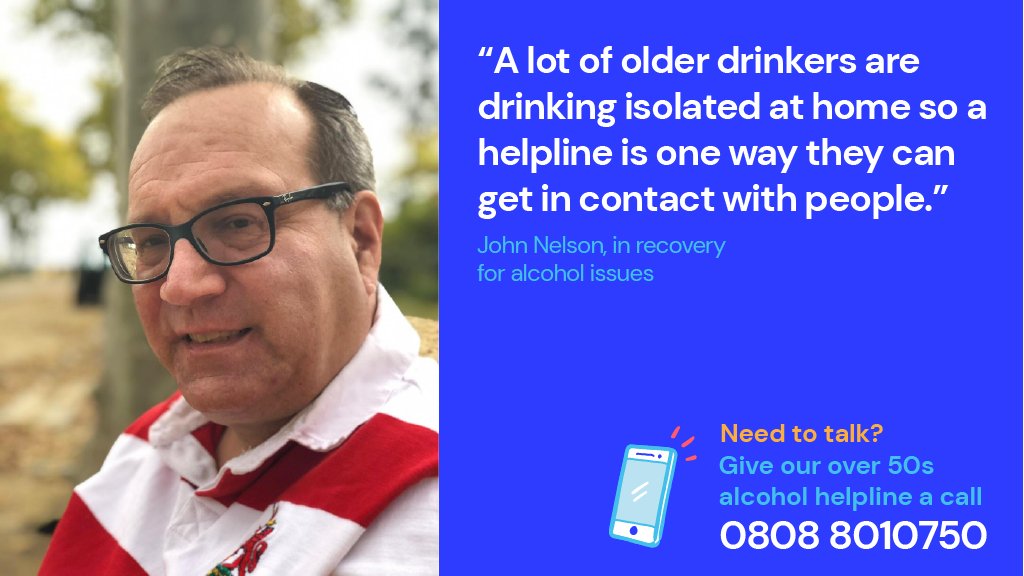 1 in 4 of our #Over50sAlcoholHelpline calls come from family and loved ones worried about someone they care for. Our advisors are here to support and offer advice to families, friends and carers too. Please share <a href="/JonAshworth/">Jonathan Ashworth</a> <a href="/MonicaLennon7/">Monica Lennon MSP</a> <a href="/AdfamUK/">Adfam</a> <a href="/NacoaUK/">Nacoa 🔆</a>