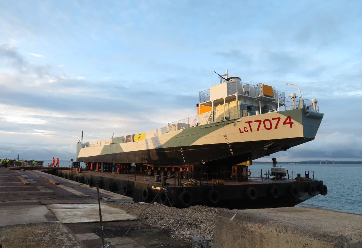 I have wondered if he might have lodged with other crews standing by their vessels at the yard at the same time. If so, it was with Sub Lt Baggott, standing by  #LCT7074. He must have seen the LCT which was at the yard at exactly the same time. I wonder what he made of her.