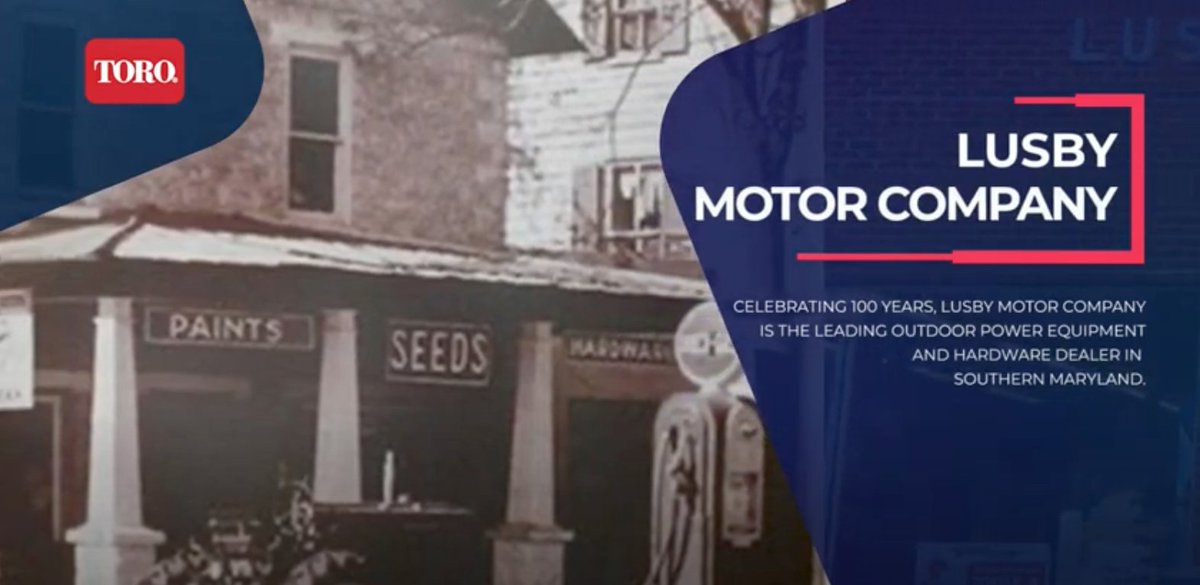 Congratulations to Lusby Hardware for celebrating 100 years! Thank you for your partnership with <a href="/TurfEquipSupply/">Turf Equipment</a> and <a href="/TheToroCompany/">Toro</a> youtu.be/144qq-ogmuE