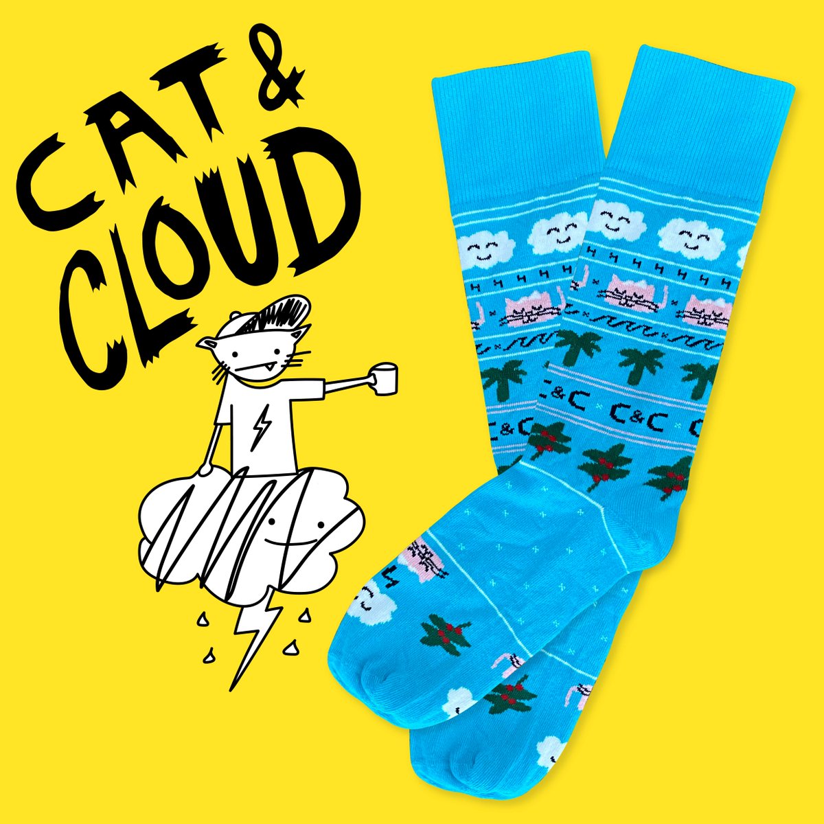 customsocklab's tweet image. We had so much fun creating this purrrfect pair of custom socks for Cat &amp;amp; Cloud Coffee! 🐾⛈☕️
. 
.
.
.
.
.
#catandcloudcoffee #coffee #CustomSockLab #CSL #custom #promo #promoswag #promotionalproducts #MadeintheUSA #AmericanMade