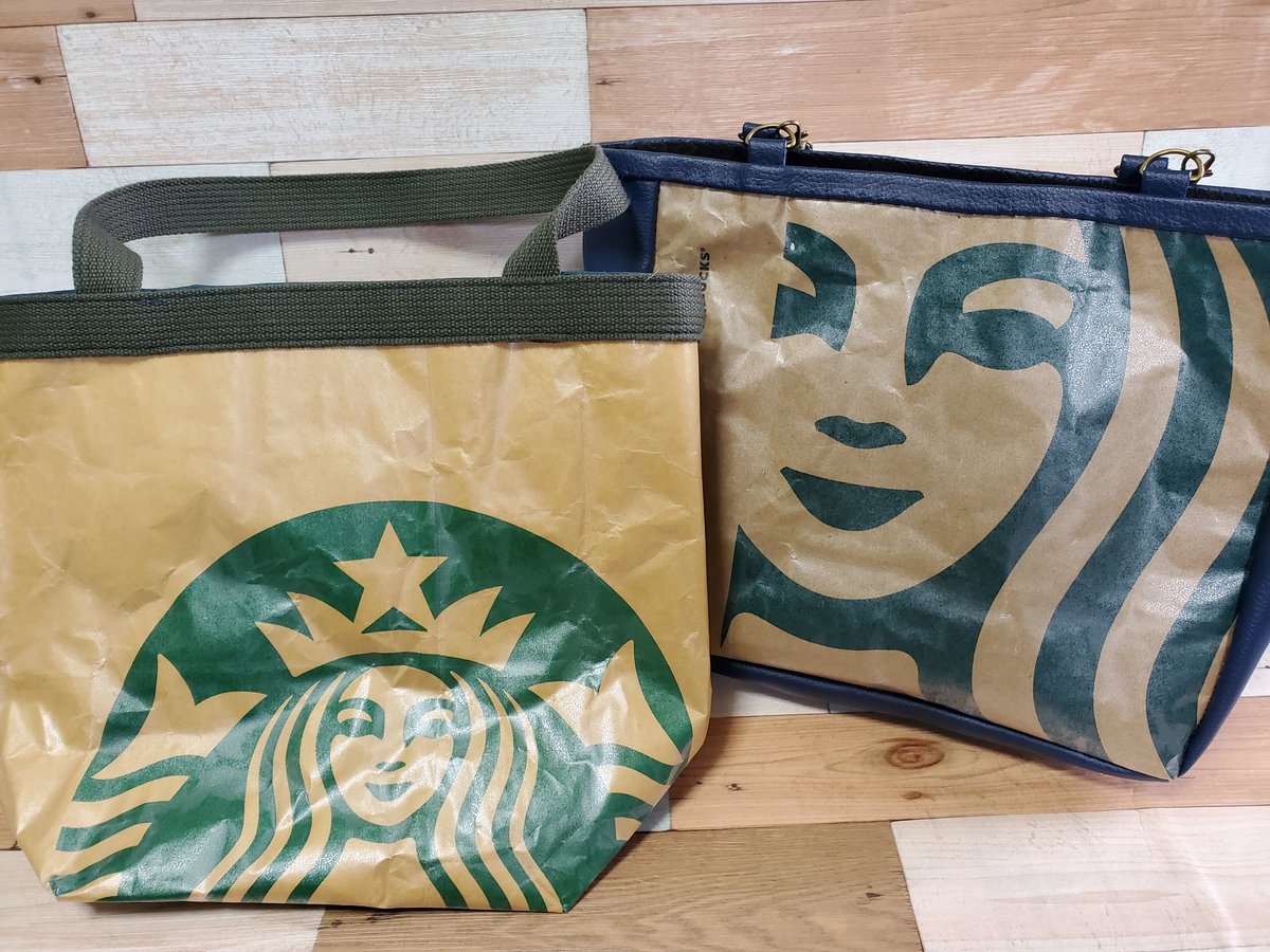 あゆみっき ˊ ˋ この間に引き続きスタバシリーズ 今度はミニトート作ってみましたー 全部100均のもの使って作ってるのでかなり激安で作れるんですww なんか他に可愛い紙袋あったら教えて欲しいです ᵕ トートバッグ 手作り