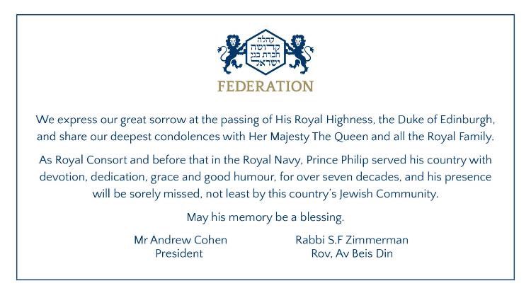 On the sad passing of HRH, Prince Philip, The Duke of Edinburgh today
