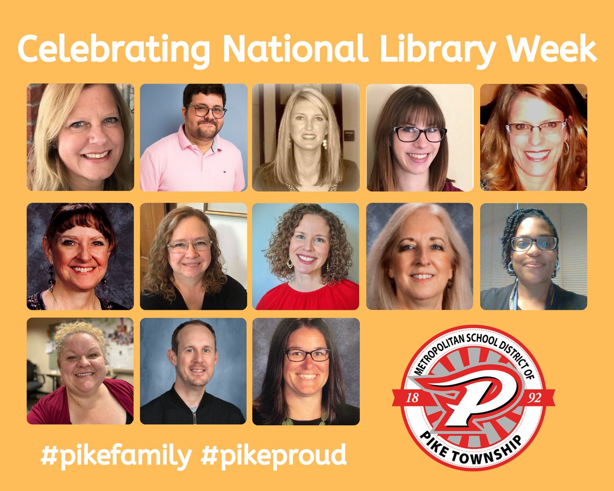 During National Library Week, we celebrate our phenomenal <a href="/PikeSchools/">Pike Twnshp Schools</a> librarians for all that they do to support our students, staff, and community! #Pikeproud #Pikefamily