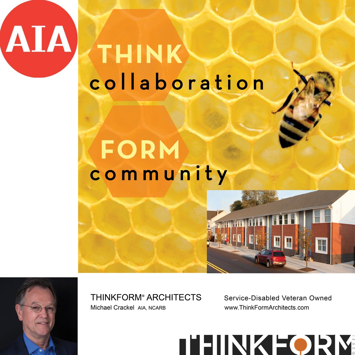 AIANJ's tweet photo. Hello, @ThinkFormDesign! Thanks for joining the #njarchweek21 celebration #michaelcrackelAIA. #valueofaiamebership #valueofaia #collaboration #valueofthearchitect #njdevelopment #design #Architecture #Architect #Architects #servicedisabled #veteranowned #veteranownedbusiness https://t.co/au7mjOfMWd