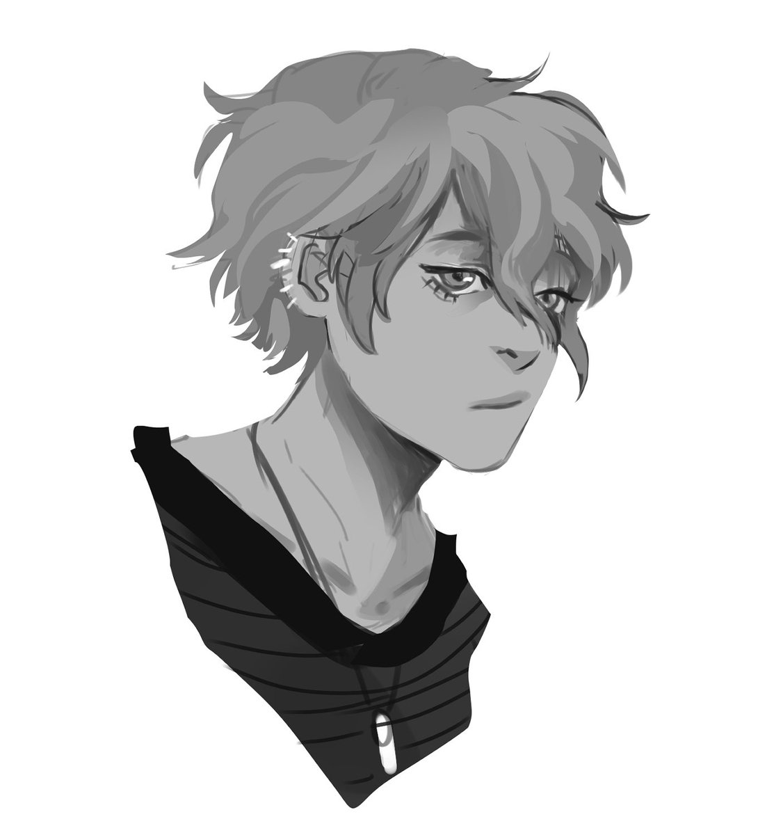 Marswueste's tweet photo. Finished playing chapter 1 of v3 yesterday,, so here is this chill dude #rantaroamami #danganronpav3 #drpv3 https://t.co/jvNP5I8aQm