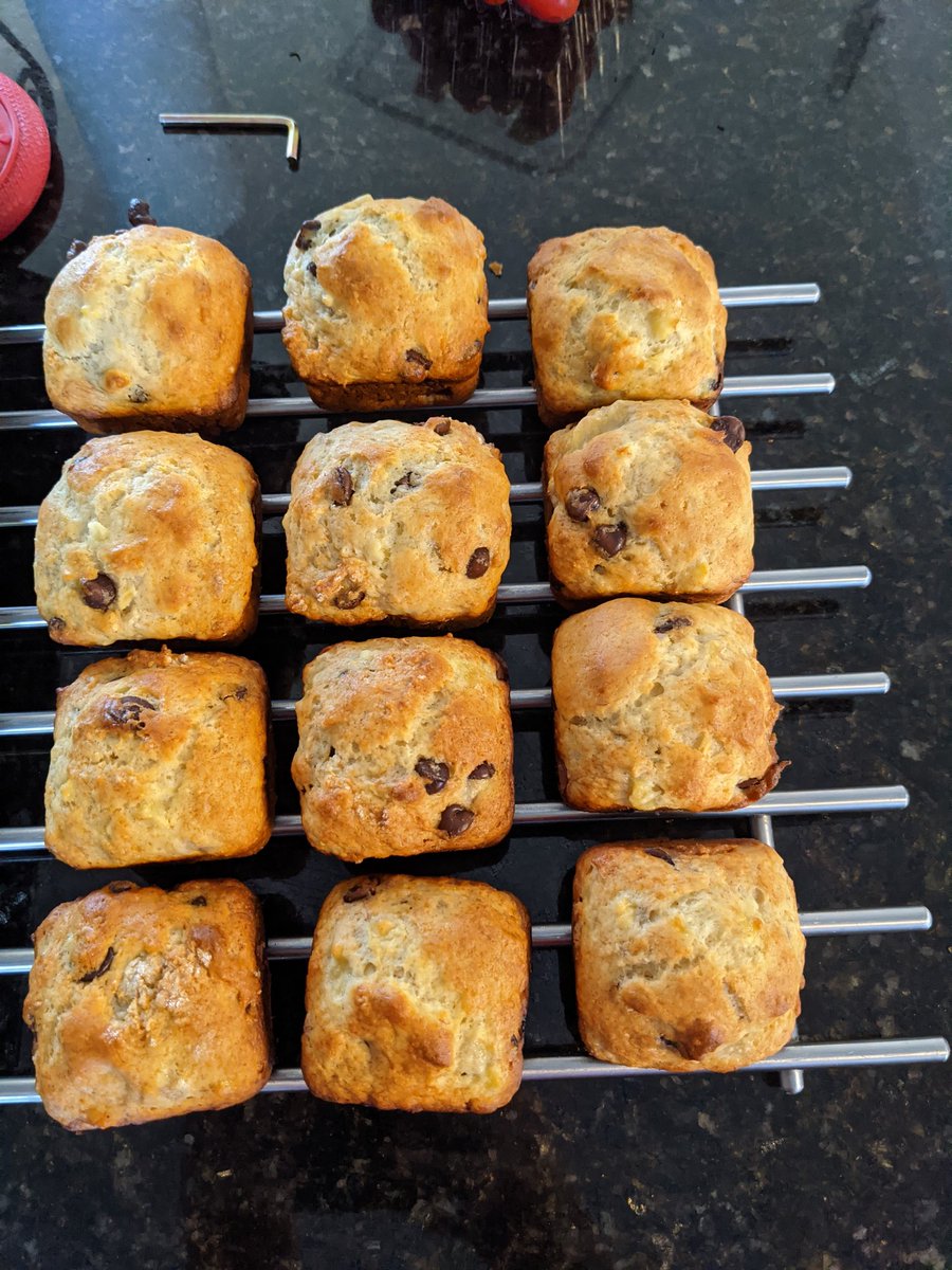 You know you're a teacher when you bake muffins and realize, that's in a perfect array for a math question!!! 
#math