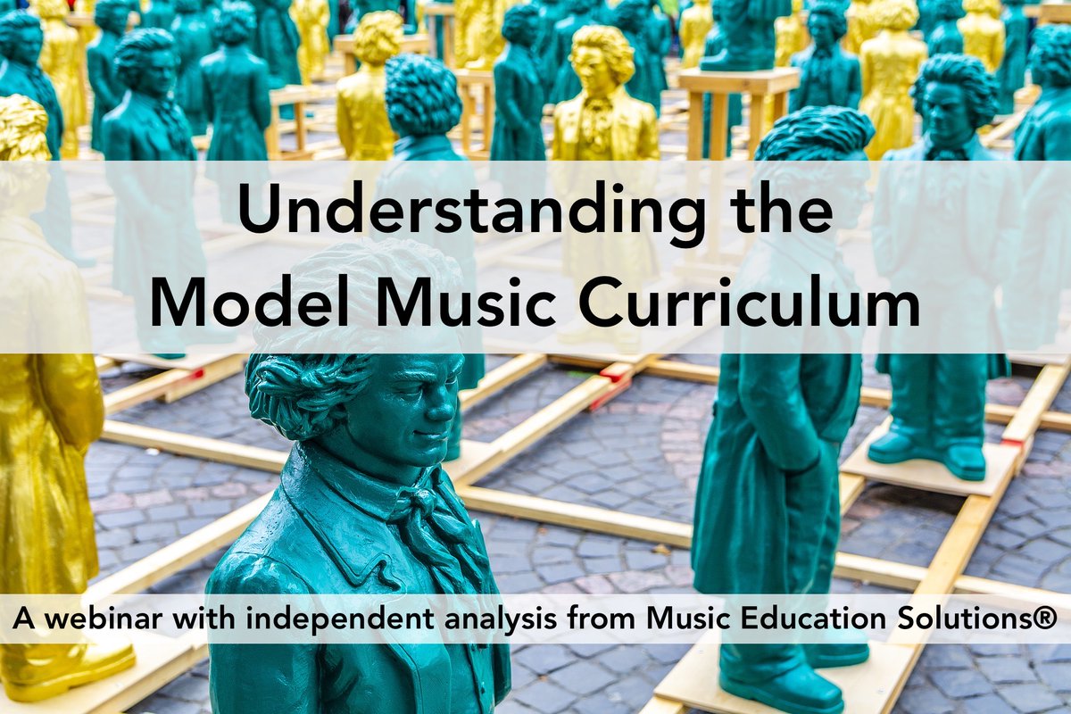 Our 'Understanding the Model Music Curriculum' webinars provide independent analysis of this new non-statutory framework, with separate sessions tailored for primary, secondary, and music hub teachers. Find out more here: ow.ly/XGTA50EcuV5