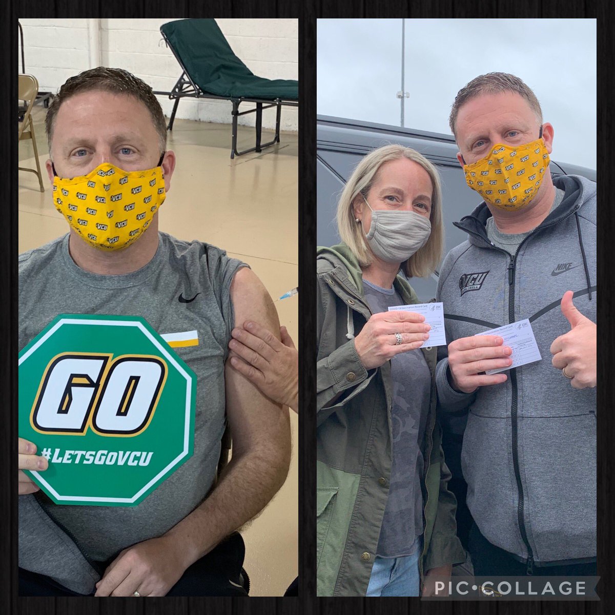 CoachRhoades's tweet image. What’s up RamNation! Time to be a team player. Let’s take care of each other! Get your vaccination!Thank you @VDHgov @RMCEvents and all the awesome volunteers! #Appreciation