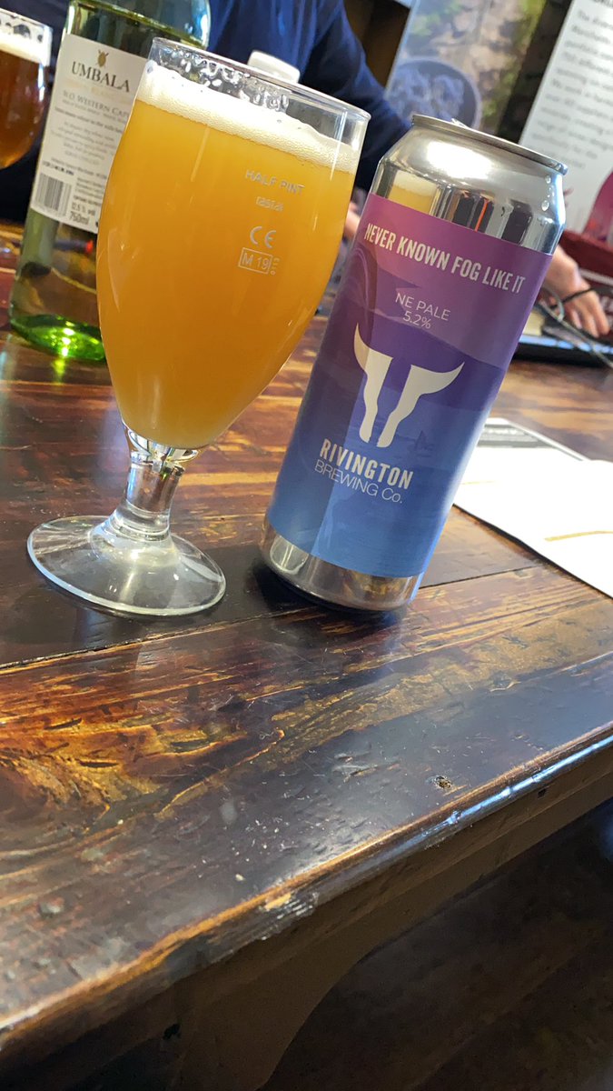 Friday afternoon Fogs after a wine tasting - lovely <a href="/rivingtonbrewco/">Rivington Brewing Co</a>