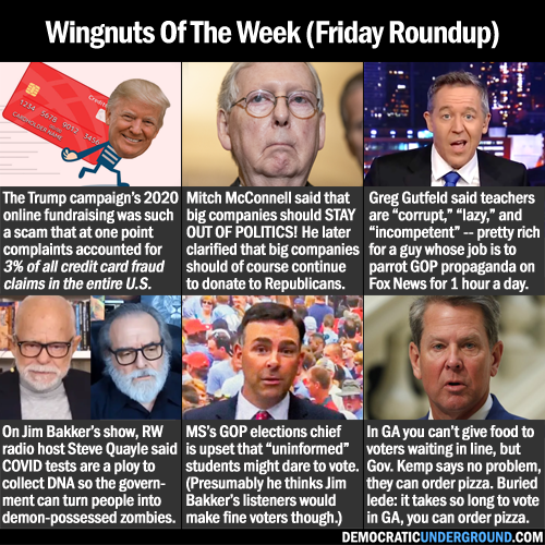 demunderground's tweet image. Wingnuts of the Week! democraticunderground.com/1017650827 #Wingnuts #RepublicansAreTheProblem