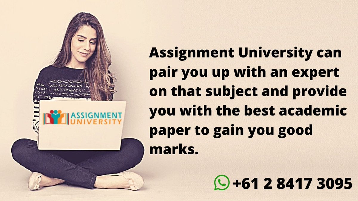 AssignmentUniv1's tweet image. 
