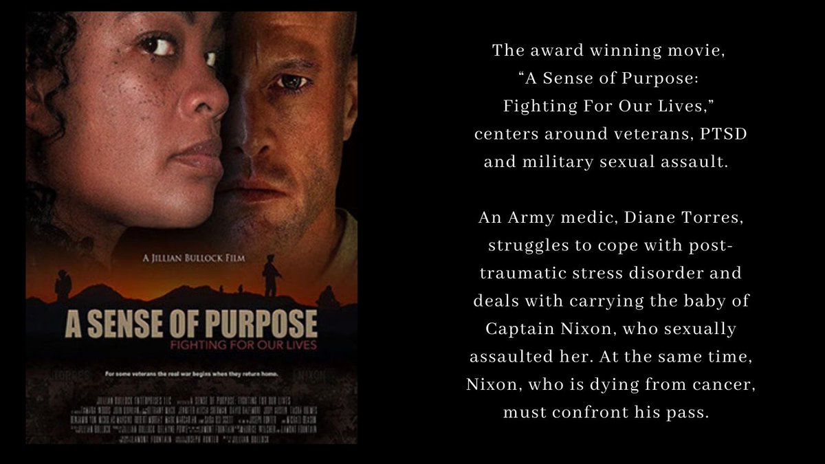 ASOPmovie2016's tweet photo. April is Sexual Assault Awareness Month 

The award winning movie, “A Sense of Purpose: Fighting For Our Lives,” centers around #veterans, #PTSD and #military sexual assault. 
https://t.co/8grlTEZ2VV 

#JillianBullock #ASenseOfPurposeMovie #SupportOurTroops #movie #FilmFriday https://t.co/do9otgTfJf
