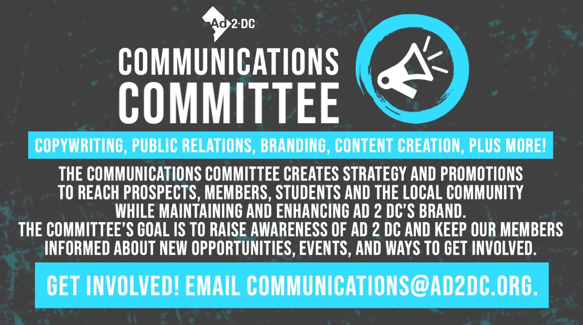 Interested? Reach out to communications@ad2dc.org for more information.