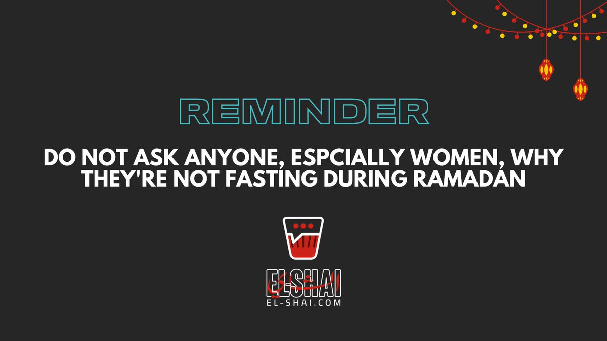 Your annual #Ramadan reminder