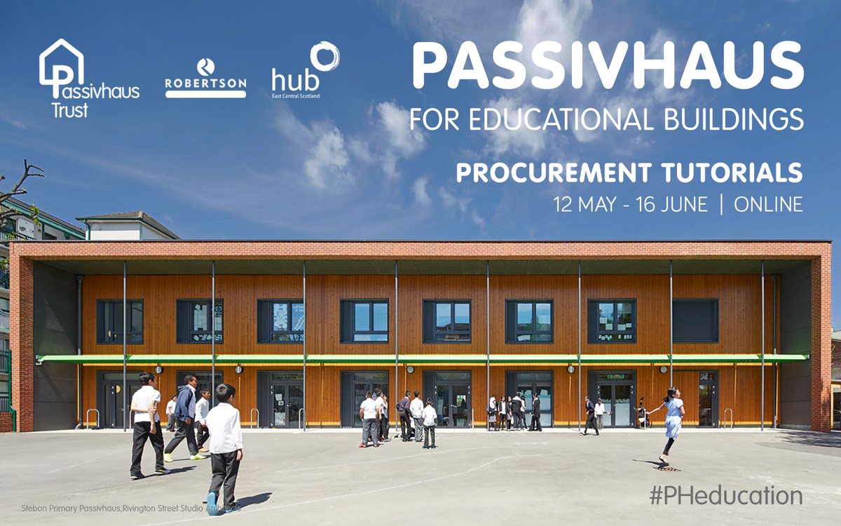 StirSociArch's tweet photo. RT gia_tweet: RT @PassivhausTrust: Interested in building better #Schools? These online tutorials are for you: https://t.co/AubFnCDZ7B
From setting strong briefs to appoint the right team - Join us
#PHeducation #SustainableSchools #EducationalBuilding… https://t.co/ReRjs8Cdxh