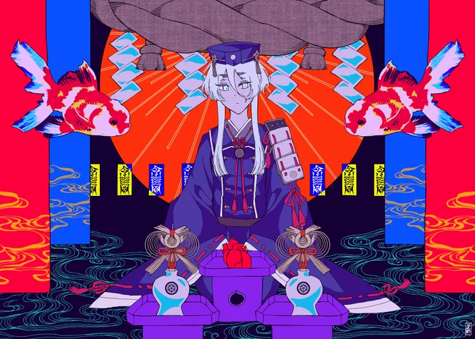 #神様な刀剣男士が見られるタグ
こんな素敵なタグが!過去絵で便乗します……… 