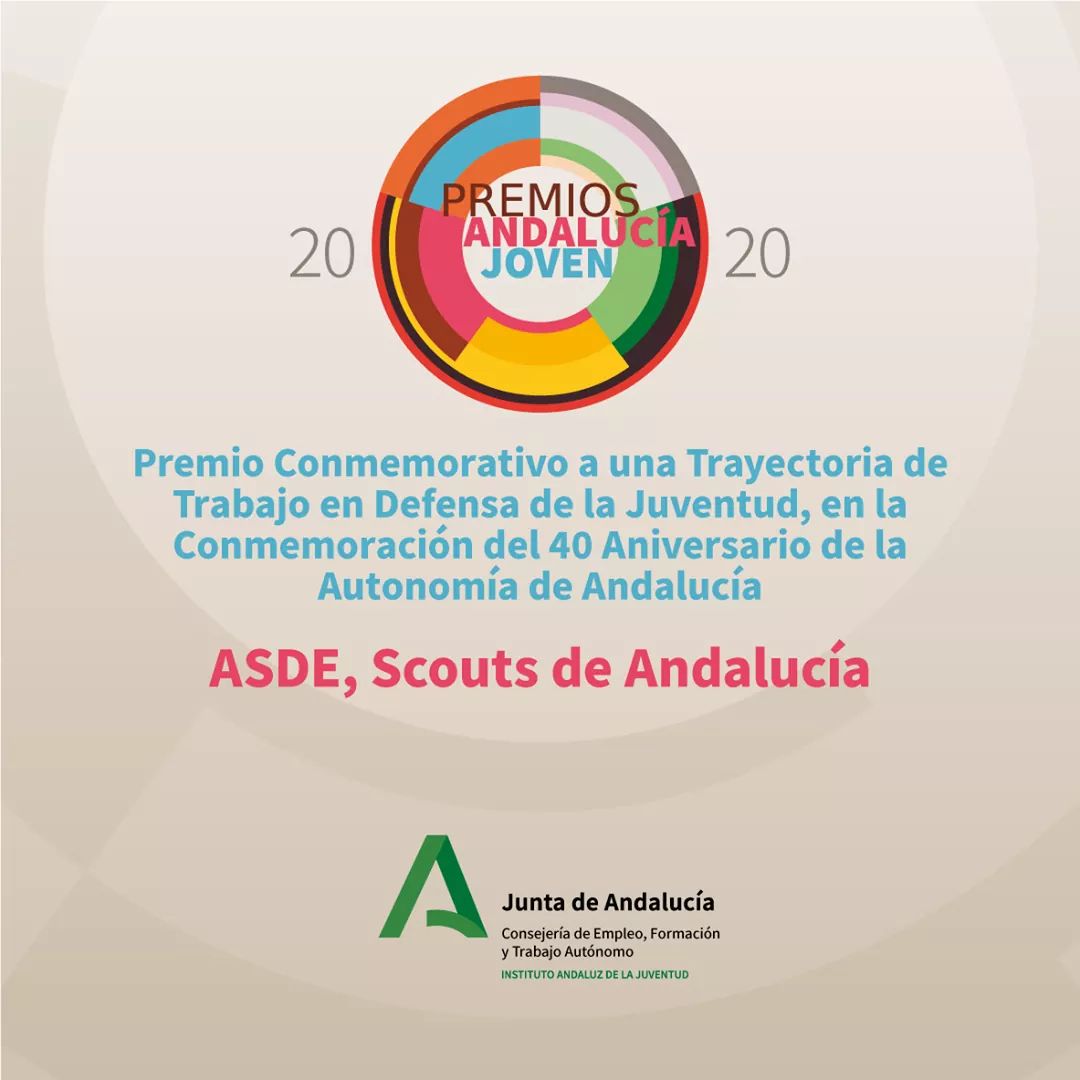 ¡¡Estamos de enhorabuena!!

🏅 Premio Conmemorativo a una Trayectoria en Defensa de la Juventud, en la conmemoración del 40 Aniversario de la Autonomía de Andalucía.🏅

👏👏

¡Gracias <a href="/IAJuventud/">Instituto Andaluz de la Juventud</a> por el reconocimiento!

El 21 de mayo estaremos en Córdoba recogiendo este premio.