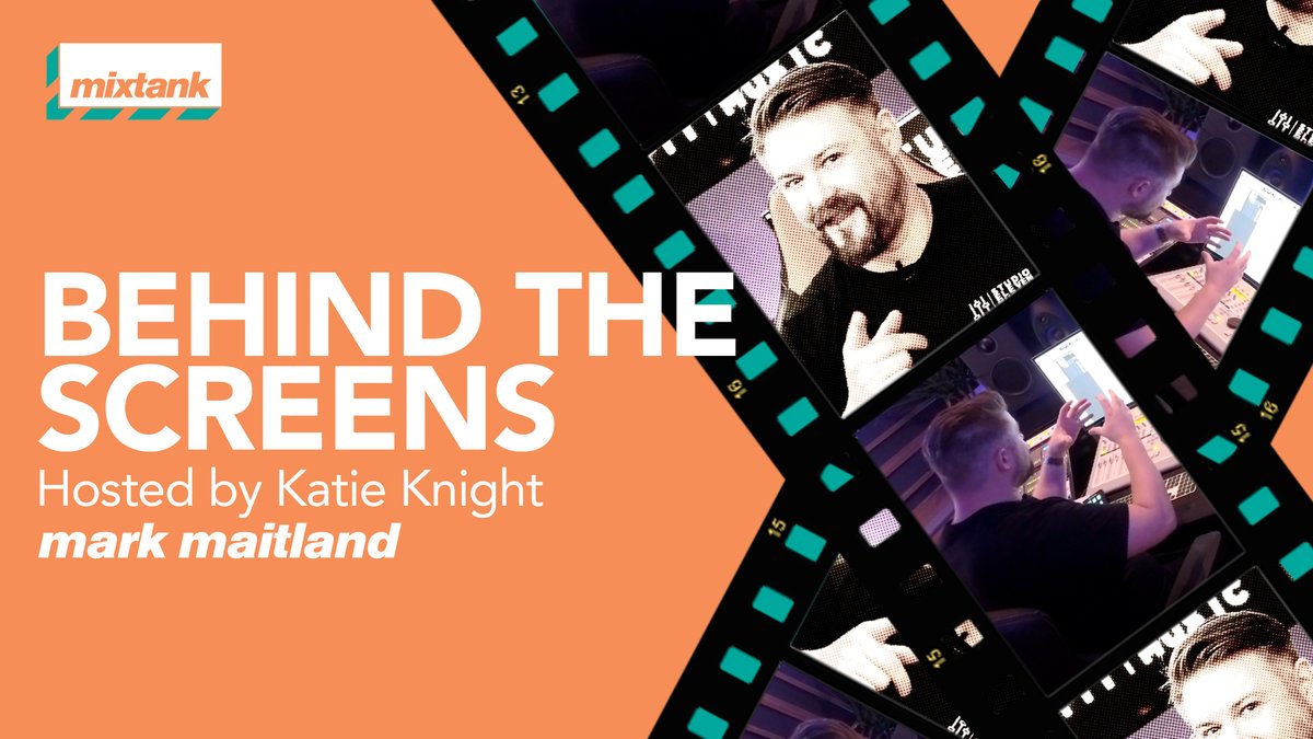 mixtank (@themixtank) on Twitter photo Mixtank OG <a href="/MarkMaitland/">Mark Maitland</a> chats to <a href="/KatieHayKnight/">Katie Knight</a> in the latest epsiode of Behind The Screens 🎤🎧
Tune in for a chat about mixdowns and a first look at his new Mixtank course which is due out very, very soon 👀
👉 mixtank.tv/programs/bts003 Mixtank OG <a href="/MarkMaitland/">Mark Maitland</a> chats to <a href="/KatieHayKnight/">Katie Knight</a> in the latest epsiode of Behind The Screens 🎤🎧
Tune in for a chat about mixdowns and a first look at his new Mixtank course which is due out very, very soon 👀
👉 mixtank.tv/programs/bts003