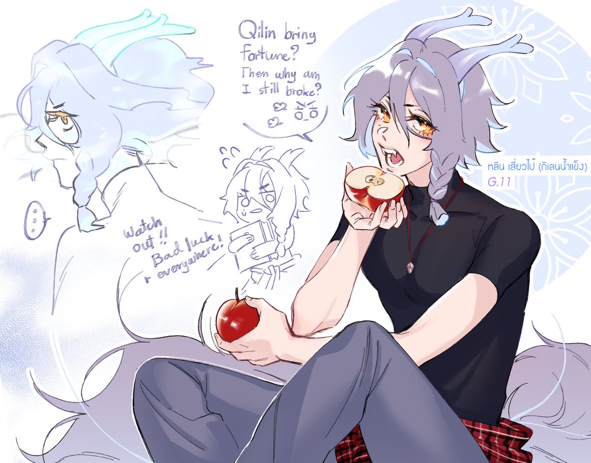 Xiaobai_mpc's tweet image. ❆ 𝘓𝘪𝘯 𝘟𝘪𝘢𝘰𝘣𝘢𝘪 (หลิน เสี่ยวไป๋)
❆ Grade 11 ❆ กิเลนน้ำแข็ง ❆ 16 y/o

&quot;I mean... if Qilin does bring luck, then who brings luck to Qilin? 🤨&quot;

❆ He brings luck to everyone around him ...except himself.

DOC :: bit.ly/3wBEzKg
#MPC #MPC_commu